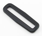B-LP-02 2000 Black Plastic Rectangular Loop